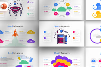 Cloud PowerPoint Infographic Template